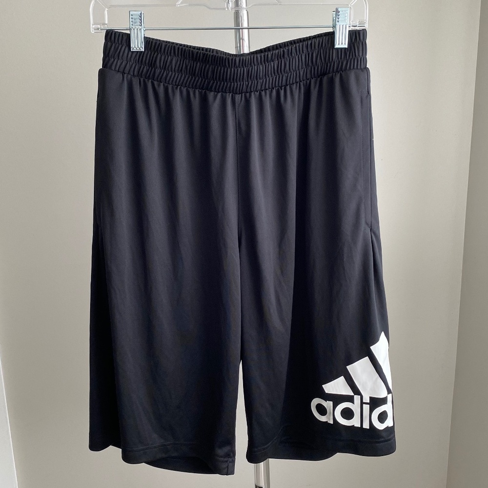 NWT Adidas Aero Ready Men's Long Athletic Shorts in Black - Size M